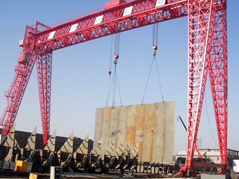 shipyard gantry crane with truss structure sale 