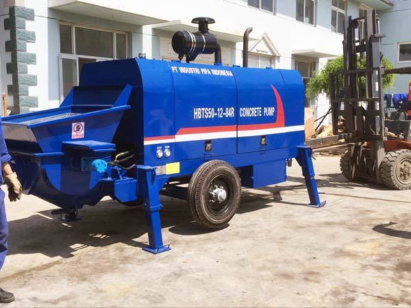 HBT50R mobile concrete pump