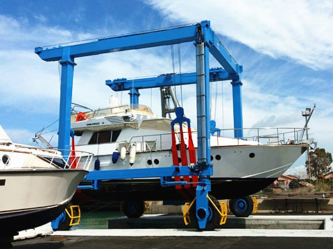 25 ton mobile boat travel lift