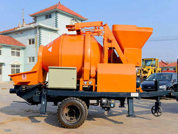 ABJZ30D electric portable concrete mixer pump