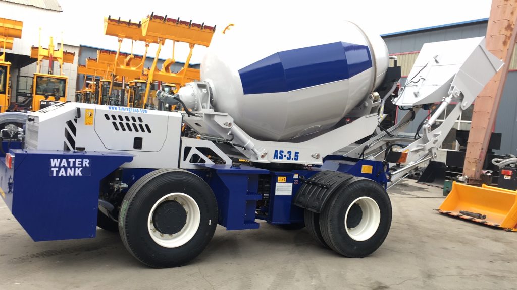 Self Loading Concrete Mixer