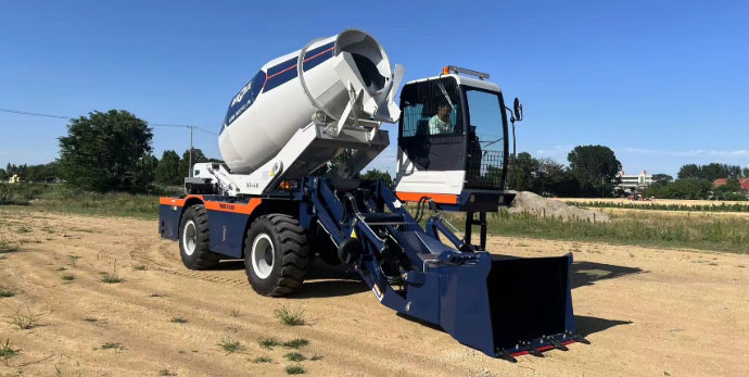 self loading cement mixer