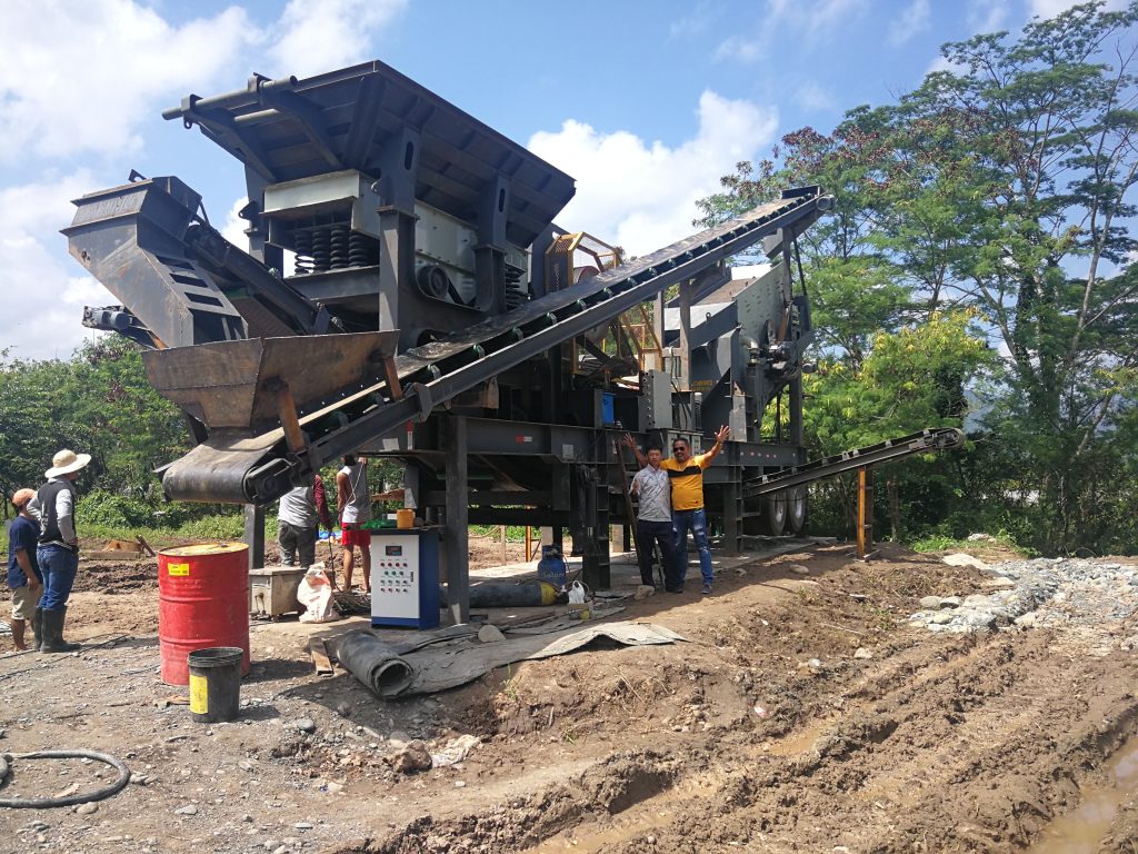 50ton mobile crusher plant