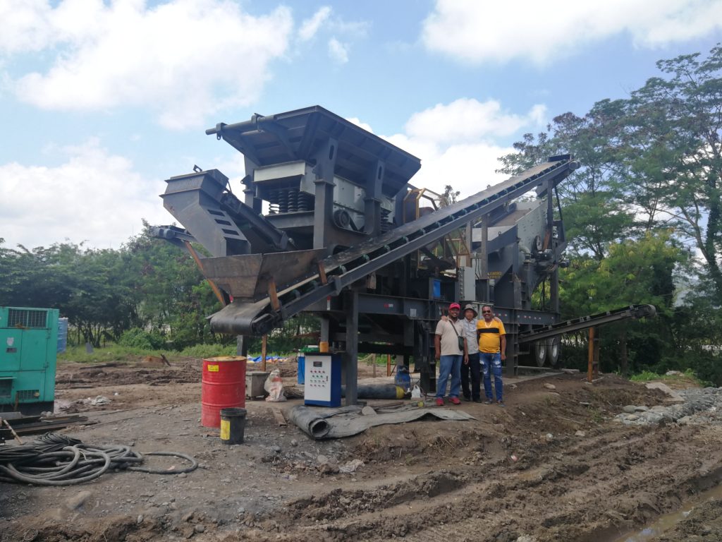 50ton mobile crushing plant