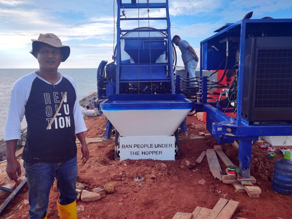 concrete pump mixer for sale