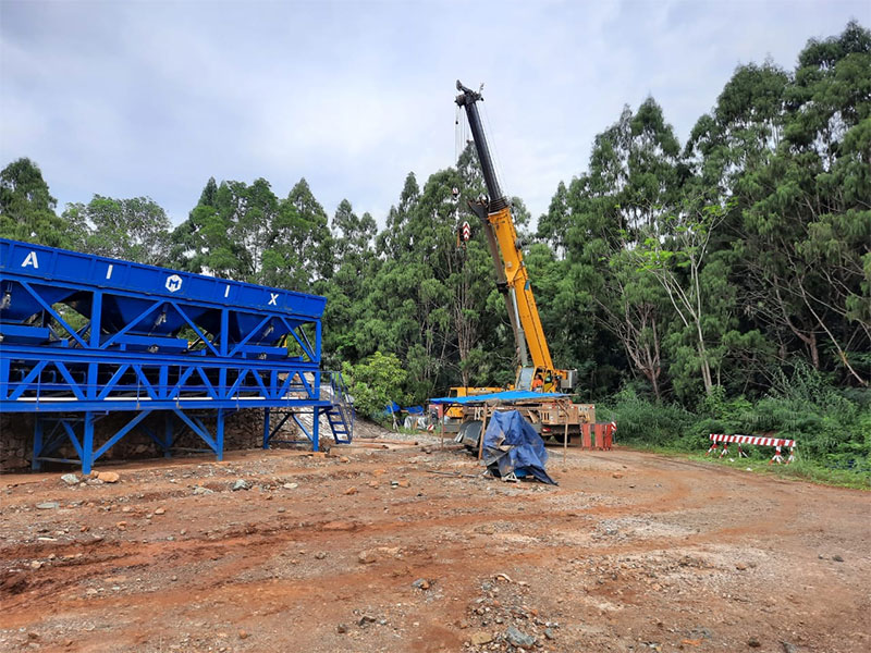 concrete batching plant mobile