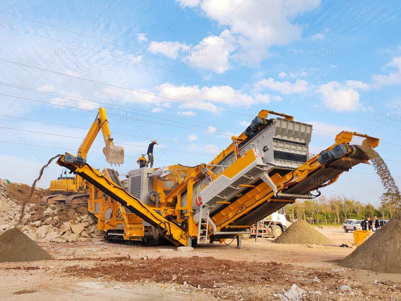 Mobile Stone Crusher Plant