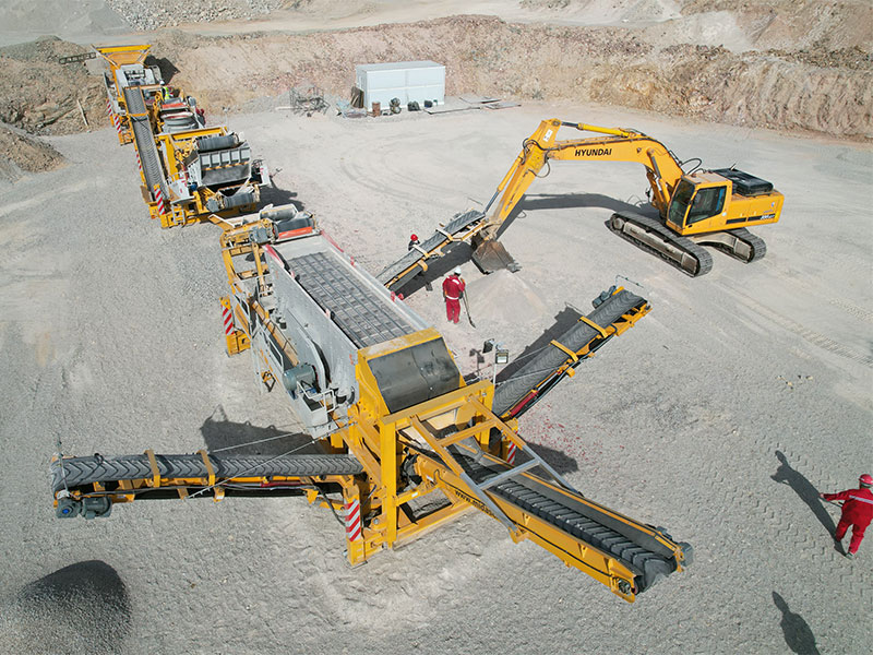 mobile stone crusher plant
