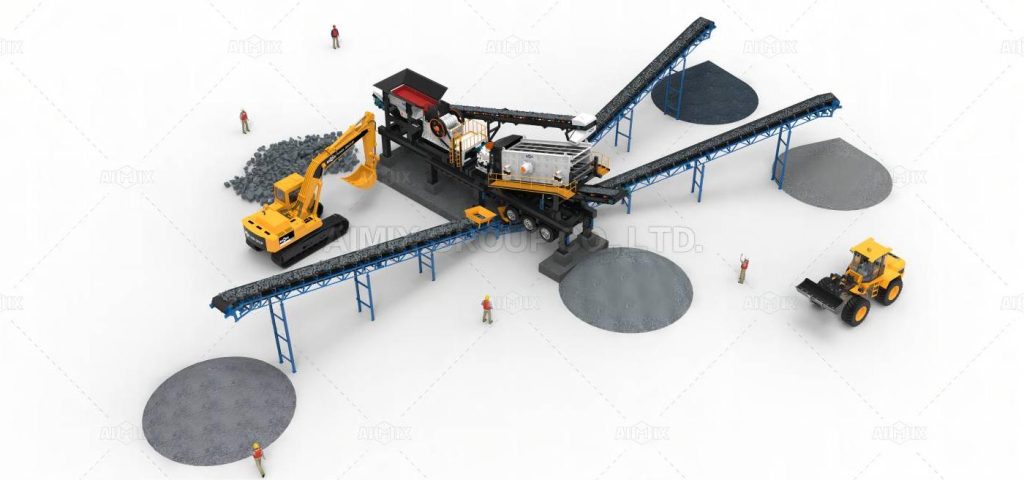 50T Mobile Crushing Plant