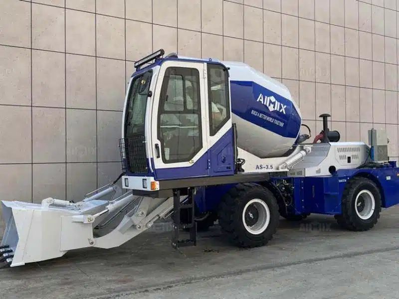 Mobile Self Loading Transit Concrete Mixer