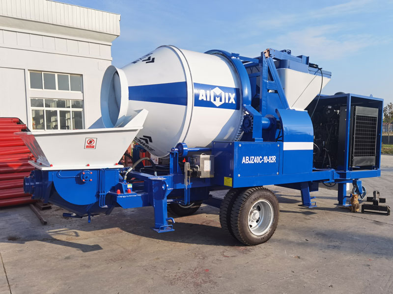 Concrete Mixer and Pump