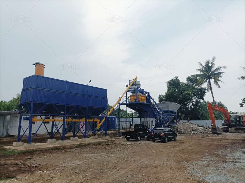 AJY-60 mobile concrete plant sale