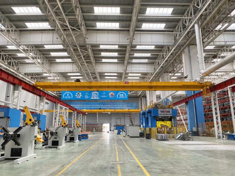 double girder shop bridge crane machine