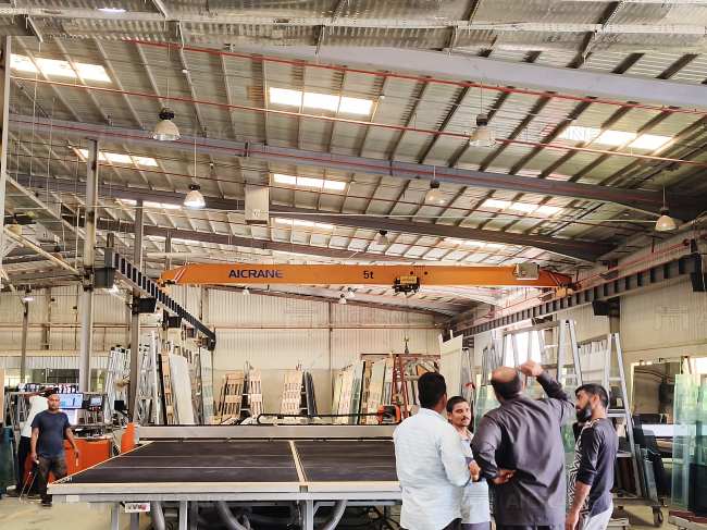 single girder overhead shop bridge crane