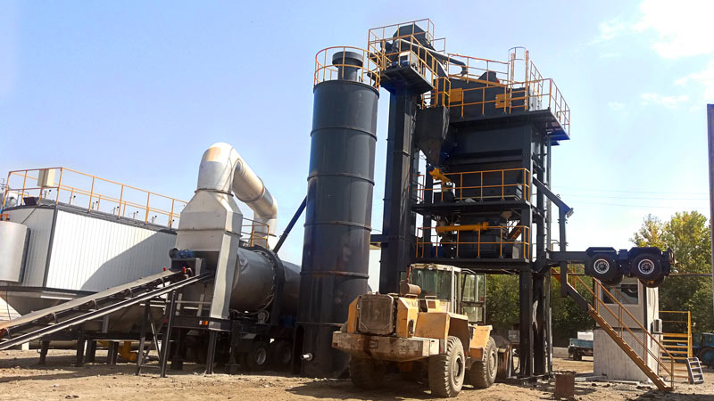 Mobile Batch Type Asphalt Plant