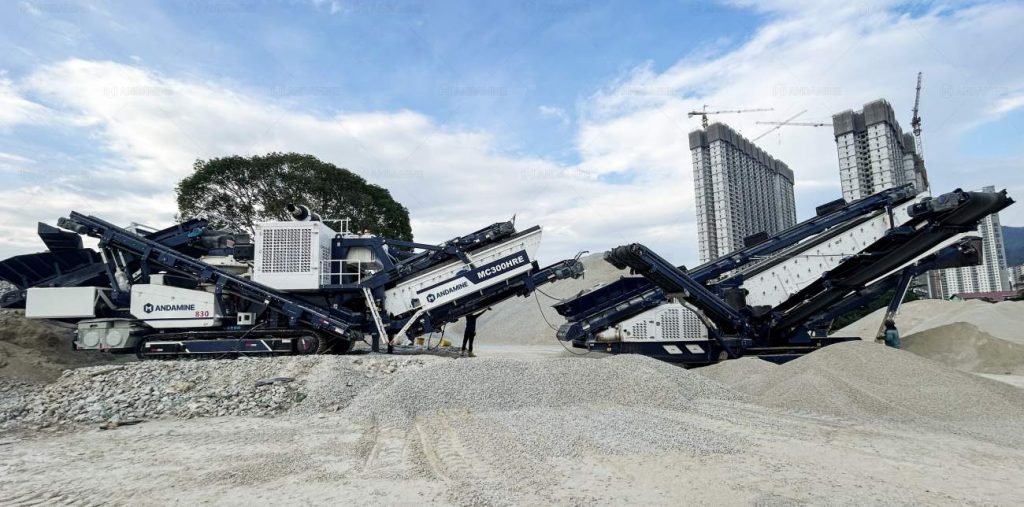 mobile crushing plant