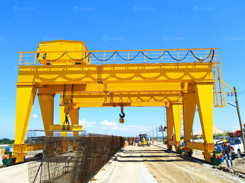 double girder gantry crane for precast lifting