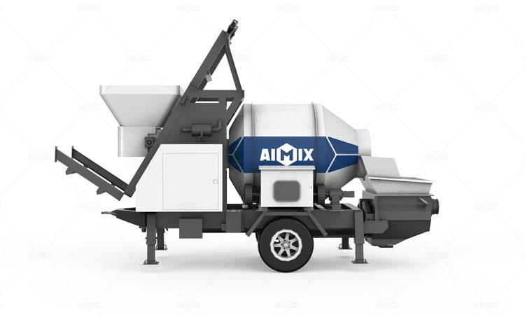 Mini Diesel Concrete Mixer and Pump