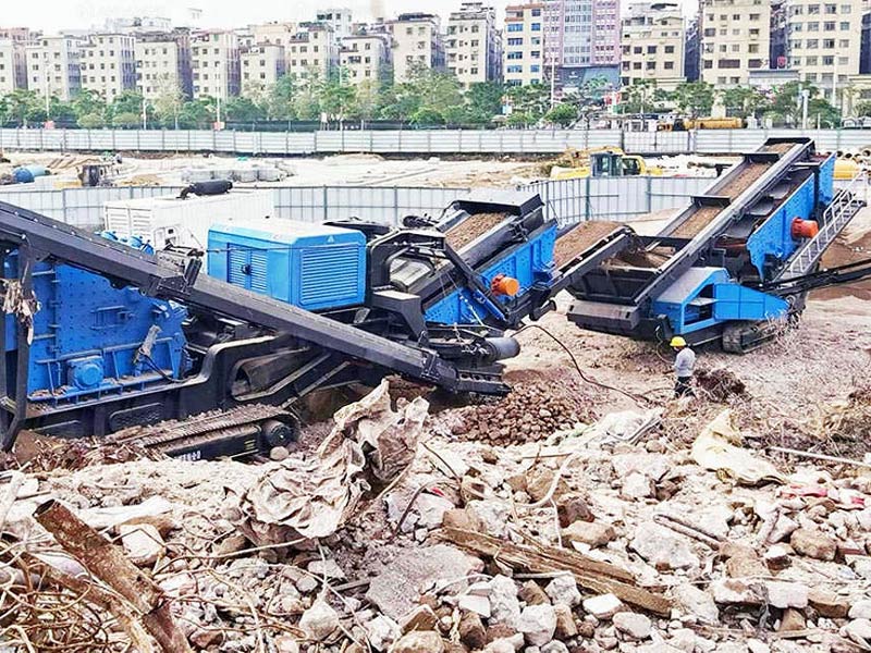 Mobile Track Crusher Plant for Construction Waste Recycling in the Philippines