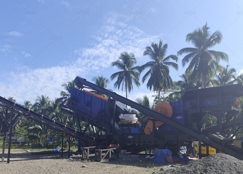 Mobile Stone Crushing Plant in the Philippines